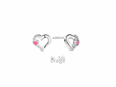 Orage Kids | Boucles D'Oreilles | Argent | Coeur | K2789