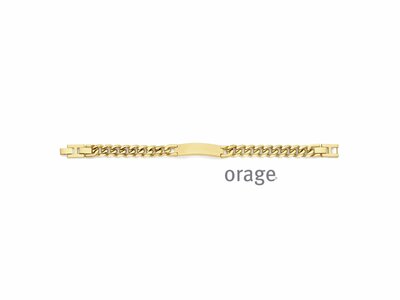 Orage | Bracelet | Homme | Acier doré | Personnalisable | AW283