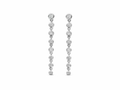 Naiomy Silver | Boucles d'Oreilles | Argent | Oxyde de Zirconium | N4E53