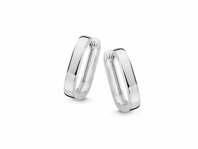 Naiomy Silver | Boucles d'Oreilles | Créoles | Argent | 17x15mm |  N4I66