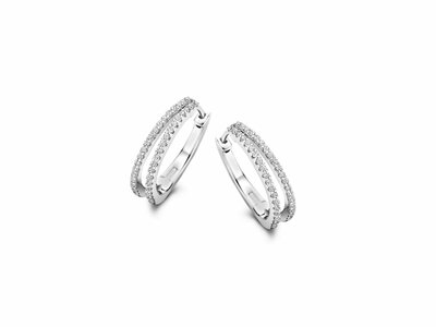 Naiomy Silver | Boucles d'Oreilles | Argent | Oxyde de Zirconium | N4J53