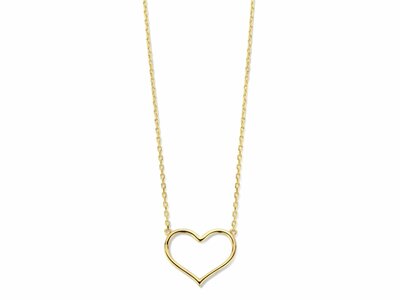 Naiomy Silver | Collier | Plaqué Or | Coeur | N4M69