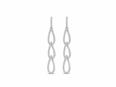 Naiomy Silver | Boucles D'Oreilles | Argent | Oxyde de Zirconium | N4A53