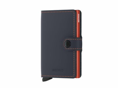 Secrid | Porte-Cartes | Miniwallet | Matte | Nightblue & Orange