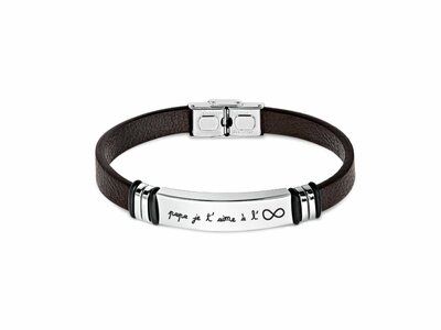 Loumya Steel | Bracelet | Papa Je t' Aime à l'Infini