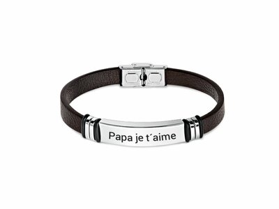 Loumya Steel | Bracelet | Papa Je T'Aime