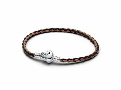 Pandora | Bracelet | Moments | Cuir Tressé | Disney | Le Roi Lion | 593361C01