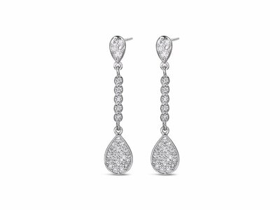 Loumya Silver | Boucles D'Oreilles | Argent | Oxyde De Zirconium | 9114967