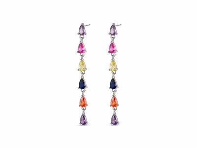 Loumya Silver | Boucles D'Oreilles | Argent | Oxyde De Zirconium | 9117212