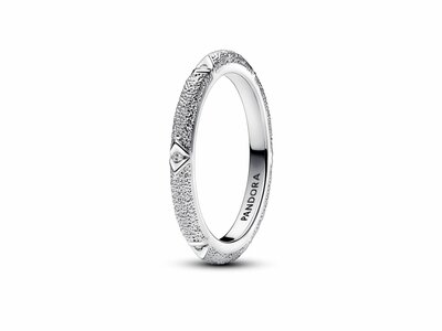 Pandora | Bague | Texture & Oxyde de Zirconium | 193322C01