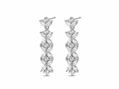 Loumya Silver | Boucles D'Oreilles | Argent | Oxyde De Zirconium | 9117165