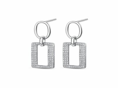 Loumya Silver | Boucles d'Oreilles | Argent | Oxyde De Zirconium | 9116320