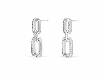 Loumya Silver | Boucles d'Oreilles | Argent | Oxyde De Zirconium | 9116547