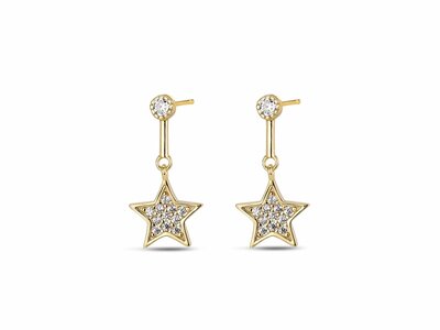 Loumya Silver | Boucles d'Oreilles | Plaqué Or | Oxyde De Zirconium | 9117936