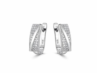 Loumya Silver | Boucles d'Oreilles | Argent | Oxyde de Zirconium | 9117980