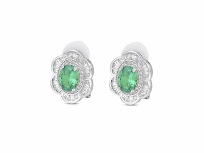 Loumya Silver | Boucles d'Oreilles | Clips | Argent | Oxyde De Zirconium | 9117733