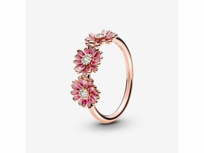 Pandora | Bague | Trio de Marguerites | Rose | 188792C01