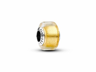 Pandora | Charm | Mini | Verre de Murano | Doré | 793353C00