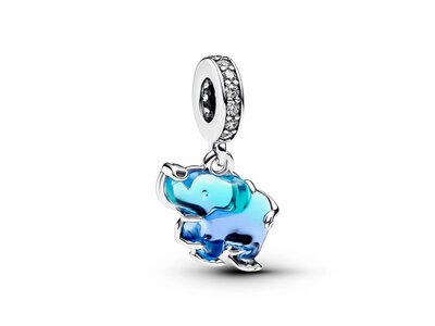 Pandora | Charm | Eléphant | Verre de Murano | Bleu |793339C01