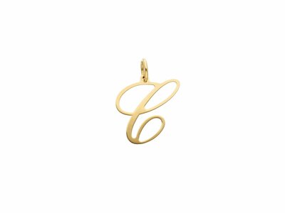 Loumya Gold "Or" | Pendentif | Or Jaune | Lettre C | INO21GGC