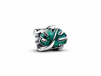 Pandora | Charm | Feuilles de Monstera | Vert |  793332C01