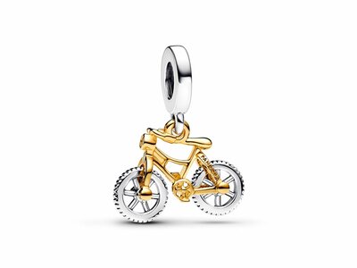 Pandora | Charm | Vélo à Roues Tournoyantes | Bicolore | 763354c01