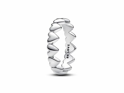 Pandora | Bague | Argent | Coeurs | 193427C00