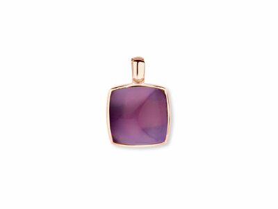 One More 18K | Pendentif Pantelleria | Or Rose | Améthyste