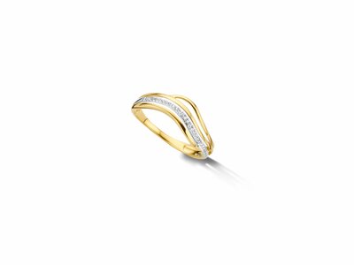 Loumya Gold "Or" | Bague | Or Jaune | Diamants 0.06ct | 47684R007