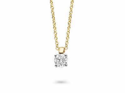 Loumya Gold "Or" | Collier | Or Jaune | Diamant 0.19ct | PD29642