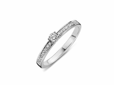 Loumya Gold "Or" | Bague | Or Blanc | Diamants 0.20ct | DRG44658