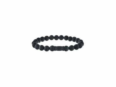 AZE Jewels | Bracelet | Visière Elk Noir | 8mm | AZ-BS002-A