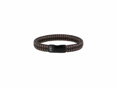 AZE Jewels | Bracelet | Iron Jack Black / Brown | AZ-BL005-O