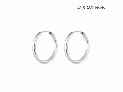 Loumya Silver | Boucles d'Oreilles | Créoles | 9110359