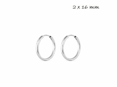 Loumya Silver | Boucles d'Oreilles | Créoles | 9109277