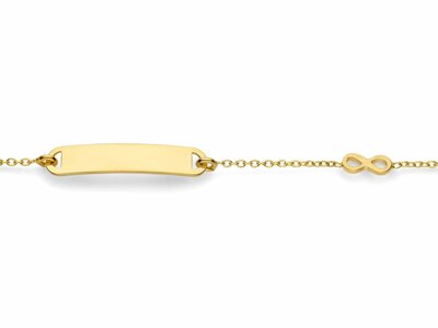 Loumya Gold "Or" | Bracelet | Identité Bébé | Or Jaune | 12+2cm | Personnalisable | ID0243GE