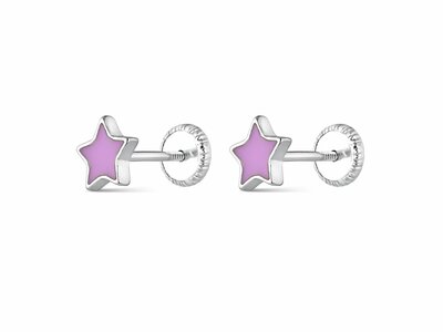 Loumya Silver | Boucles d'Oreilles | Enfants | Argent | Etoiles | 9104368