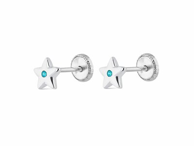 Loumya Silver | Boucles d'Oreilles | Enfants | Argent | Etoiles | 9104364