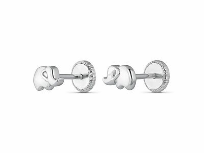 Loumya Silver | Boucles d'Oreilles | Enfants | Argent | Elephants | 9104360