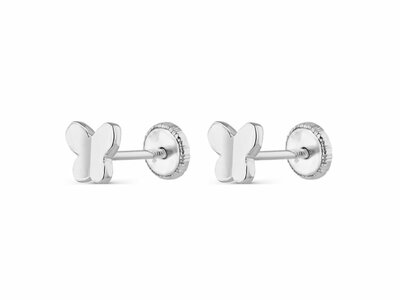 Loumya Silver | Boucles d'Oreilles | Enfants | Argent | Papillons | 9104356