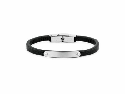 Loumya Steel | Bracelet | Enfant | Personnalisable | Noir | 9106068