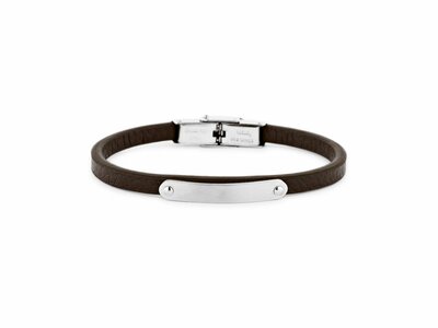 Loumya Steel | Bracelet | Enfant | Personnalisable | Brun | 9106069