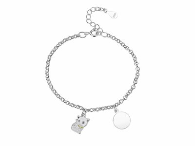 Loumya Steel | Bracelet | Enfant | Argent | Chat | 9113512