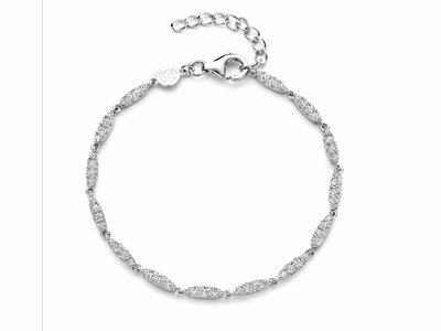 Naiomy Silver | Bracelet | Argent | Oxyde de Zirconium | N4S64