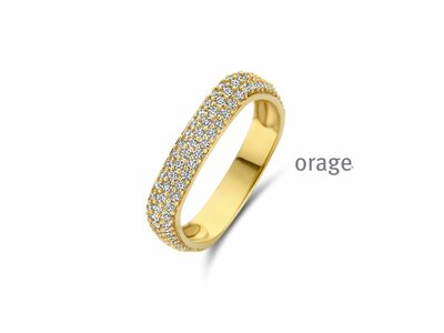 Orage | Bague | Plaqué Or | Oxyde de Zirconium | BA026