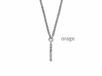 Orage | Collier | Argent | Oxyde de Zirconium | BA019