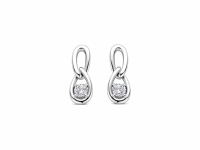 Naiomy Silver | Boucles d'Oreilles | Argent | Oxyde de Zirconium | N4R62