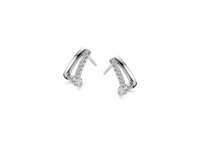 Naiomy Silver | Boucles d'Oreilles | Argent | Oxyde de Zirconium | N4S59