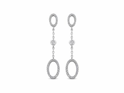 Naiomy Silver | Boucles d'Oreilles | Argent | Oxyde de Zirconium | N4S61