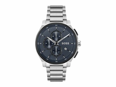 Hugo / Boss | Homme | Quartz | Chrono | Acier Inoxydable | Bleu | 44mm | 1514189